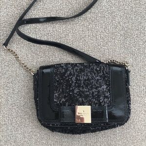 Kate Spade black sequin purse